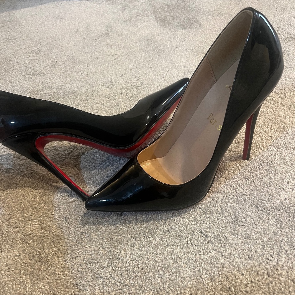 Black Christian Louboutin pumps